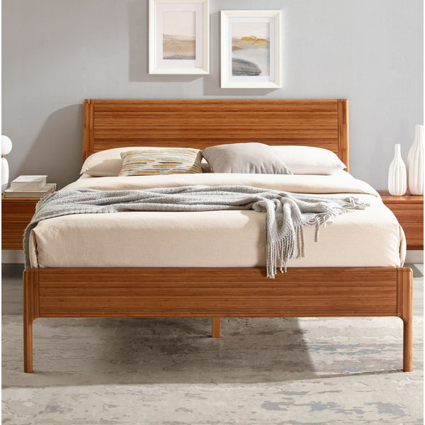 Wynward Solid Wood Low Profile Platform Bed & Reviews Joss & Main